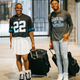 Crawford, left, and Tre’ Booker, the TopCats’ two male members.